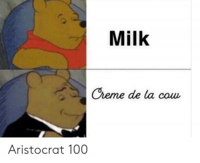 milk creme de la cow aristocrat 100 47063503