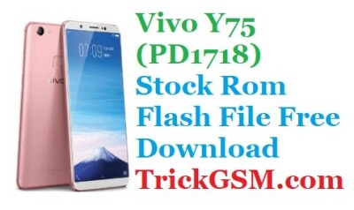 Vivo Y75 (PD1718) Stock Rom Flash File Free Download