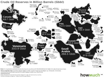 worlds biggest crude oil reserves by country 1