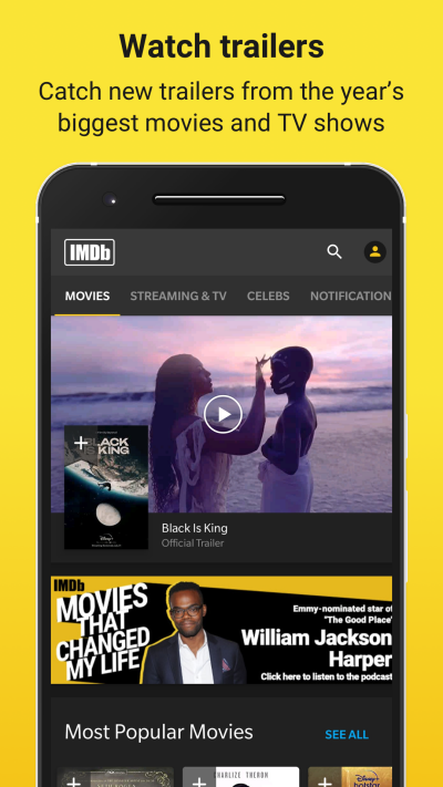 IMDB YOUR GUIDE TO MOVIES, TV SHOWS V8.5.7.108570400 [MOD]