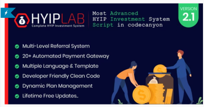 HYIPLAB Complete HYIP Investment System by ViserLab CodeCanyon (1)