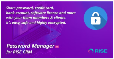 Password Manager for RISE CRM by SketchCode CodeCanyon