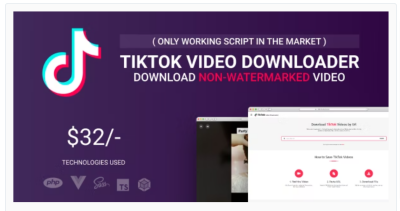 TikTok Video Downloader Without Watermark & Music Extractor by codespikex (1)
