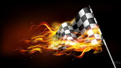 HD wallpaper the finish line race win trophy racing finish line checkered flag fire flame hot