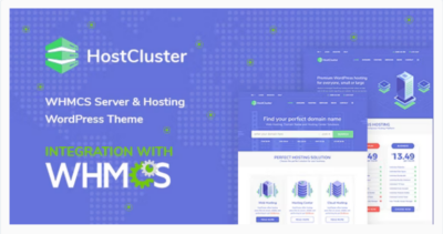 HostCluster WHMCS Server & Hosting WordPress Theme