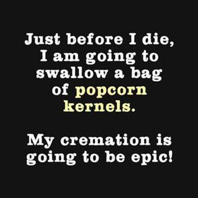 Popcorn Cremation